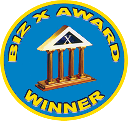 biz x award winner logo
